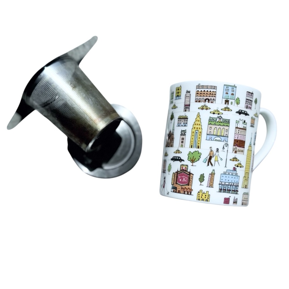 Tiffany & Co. 5th Avenue New York Mug + FREE Tea Strainer - Picture 5 of 6